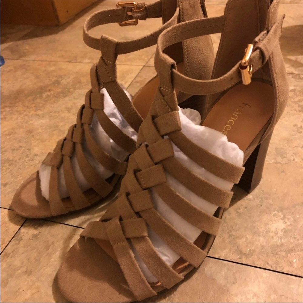 New Francesca Caged Sandals Heels 6
